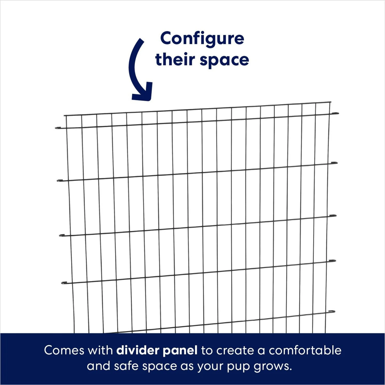 Frisco Heavy Duty Fold & Carry Single Door Collapsible Wire Dog Crate - Image 5