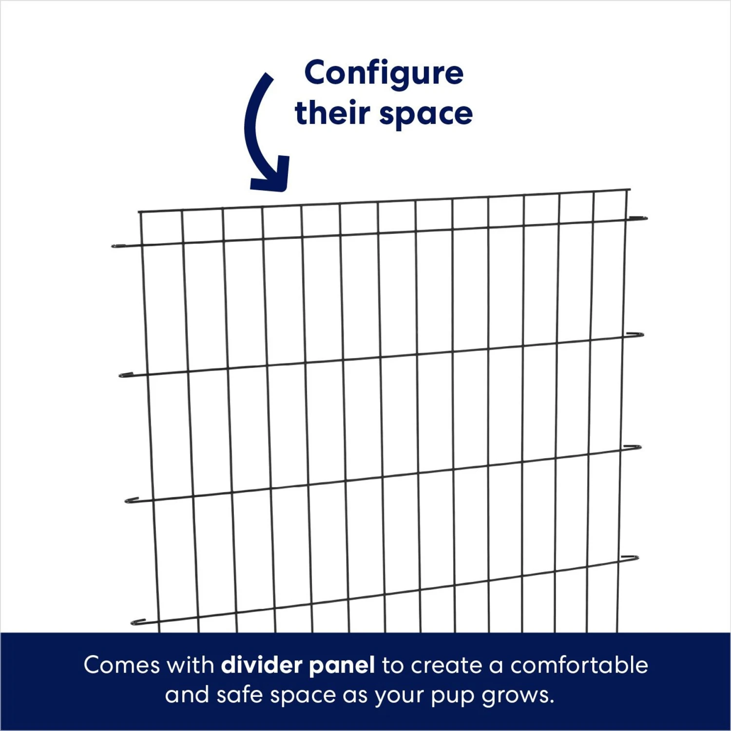 Frisco Heavy Duty Fold & Carry Double Door Collapsible Wire Dog Crate - Image 5