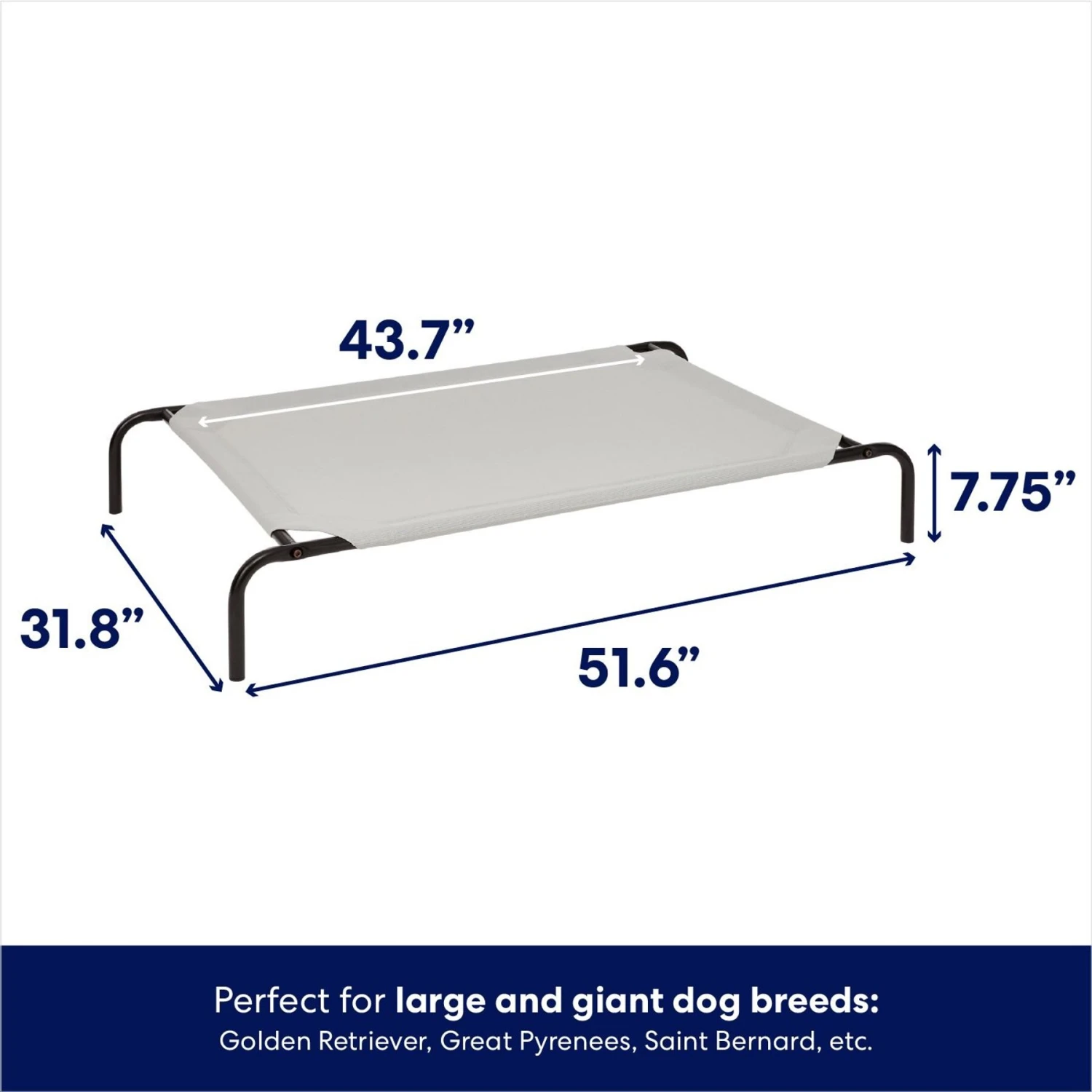 Frisco Steel-Framed Elevated Dog Bed - Image 2