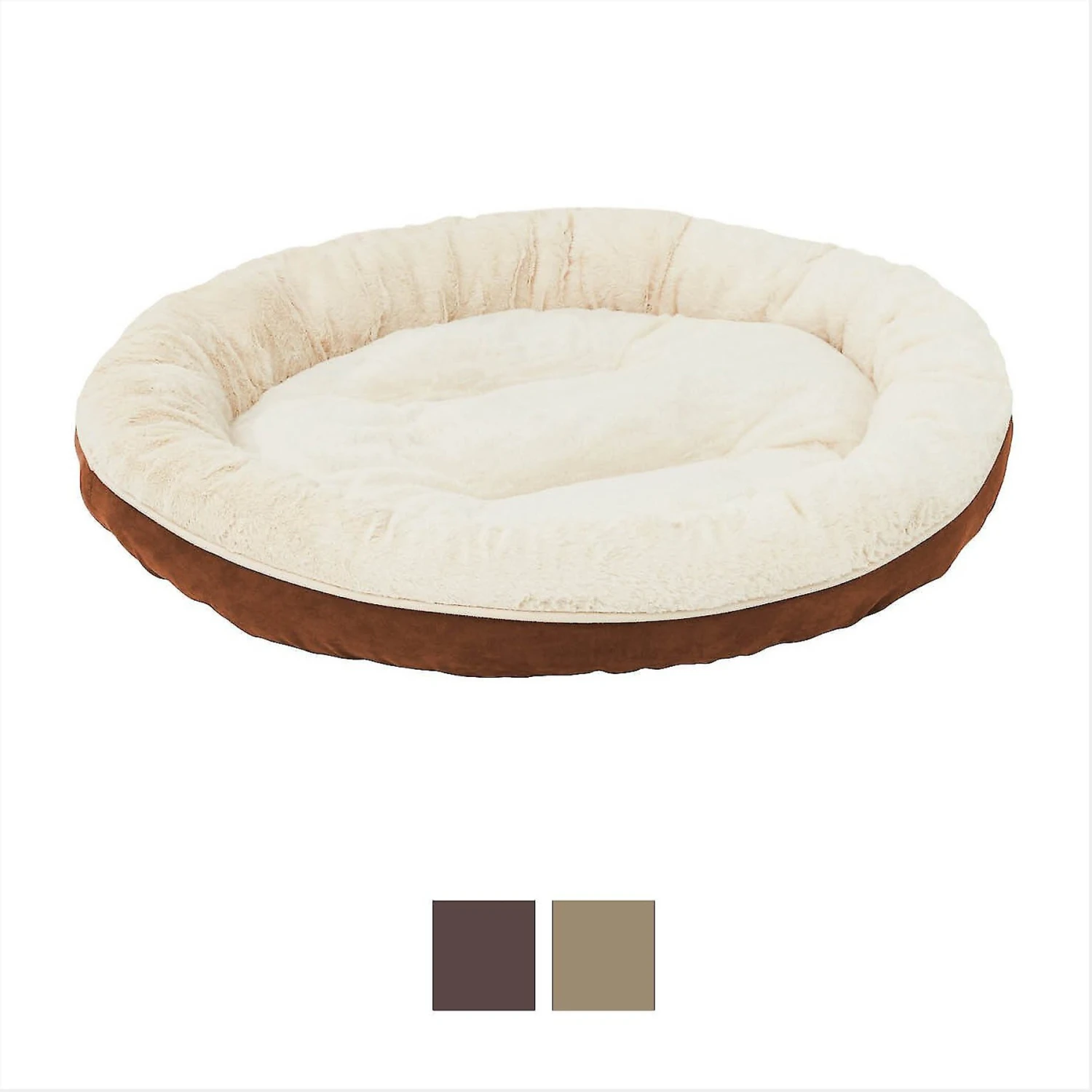 Frisco Round Bolster Cat & Dog Bed - Image 2