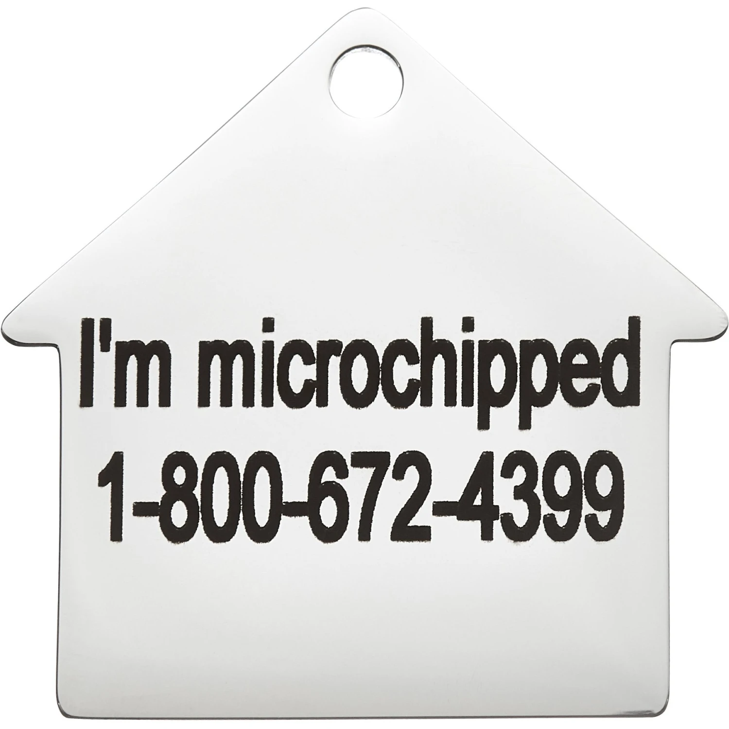 Frisco Stainless Steel Personalized Dog ID Tag, Dog House - Image 5