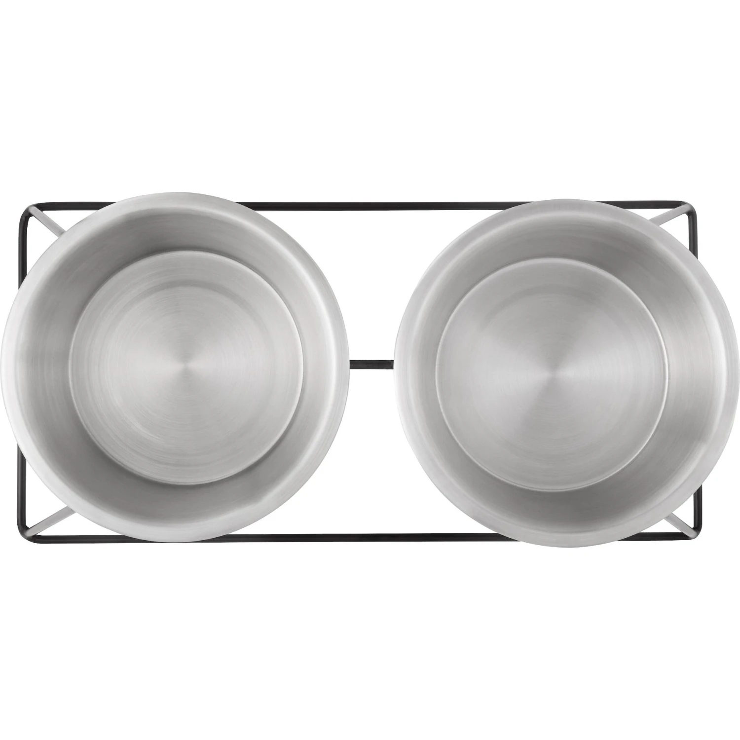 Frisco Pyramid Elevated Stainless Steel Double Diner Dog & Cat Bowl - Image 2