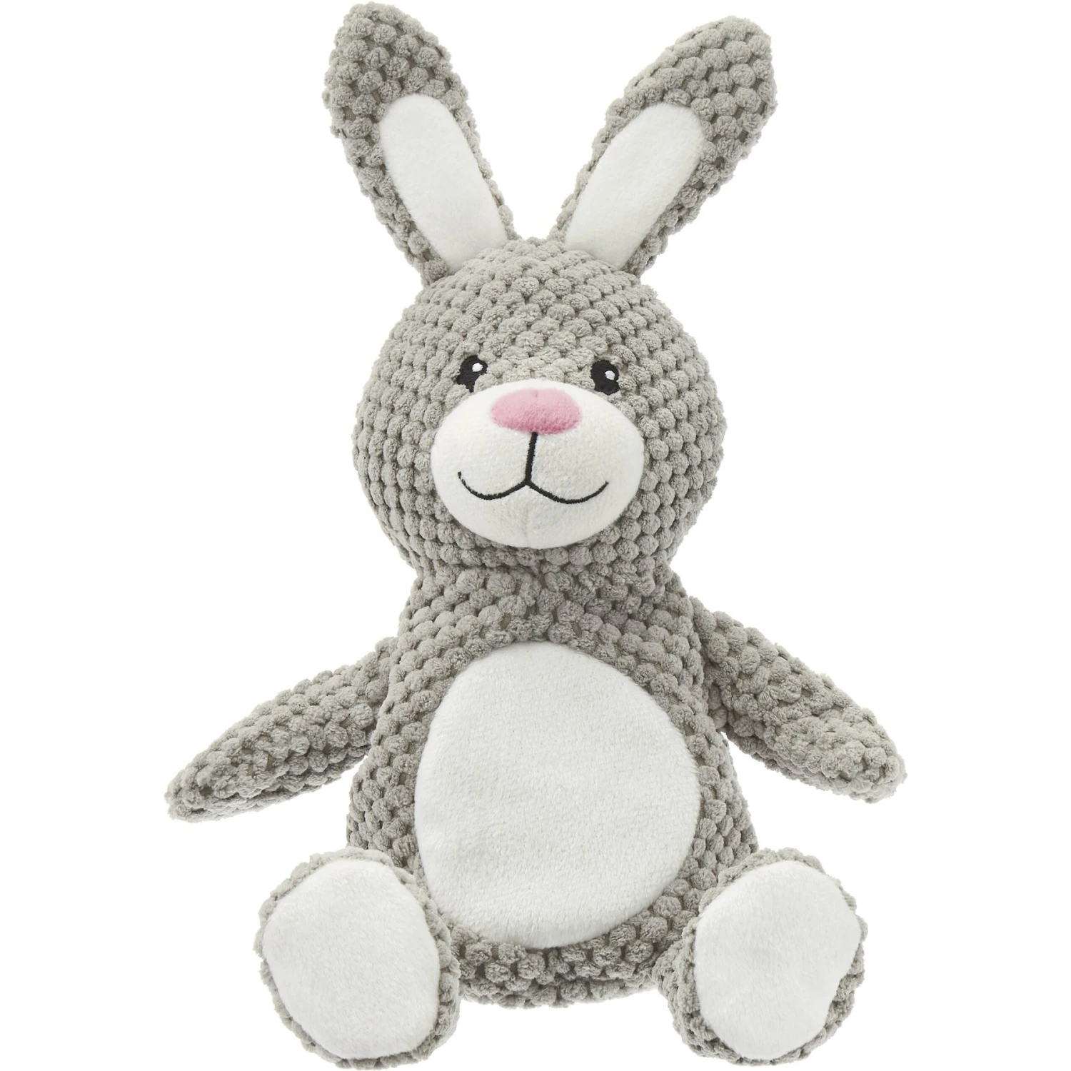 Frisco Bunny Textured Plush Squeaky Dog Toy