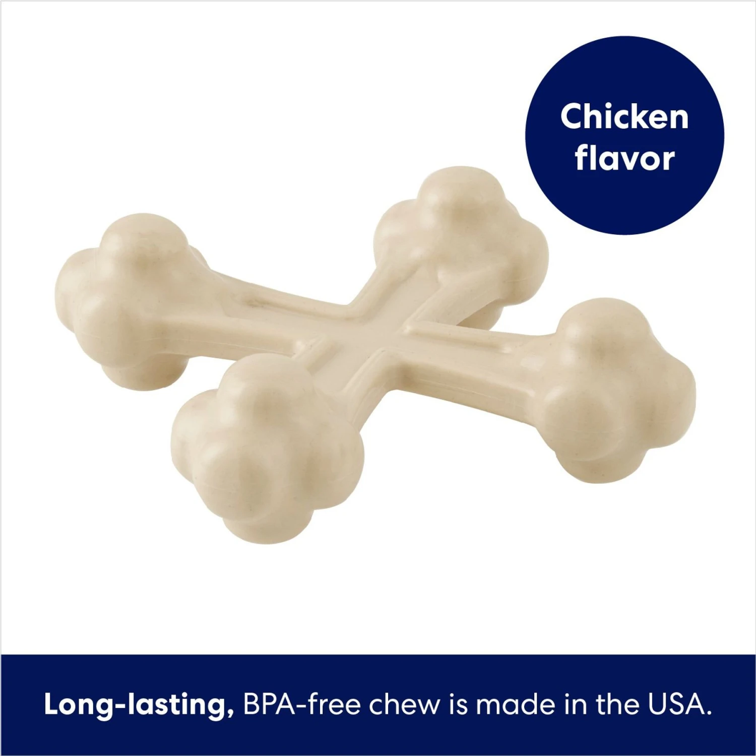 Frisco Chicken Flavor Tough Nylon Dog Chew Toy - Image 3