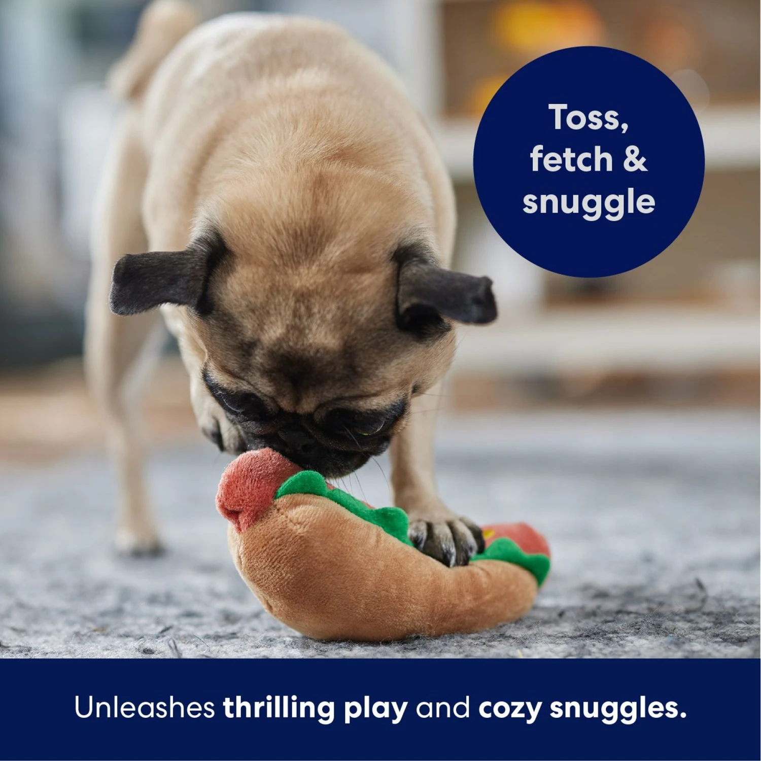 Frisco Hotdog Plush Squeaky Dog Toy - Image 5