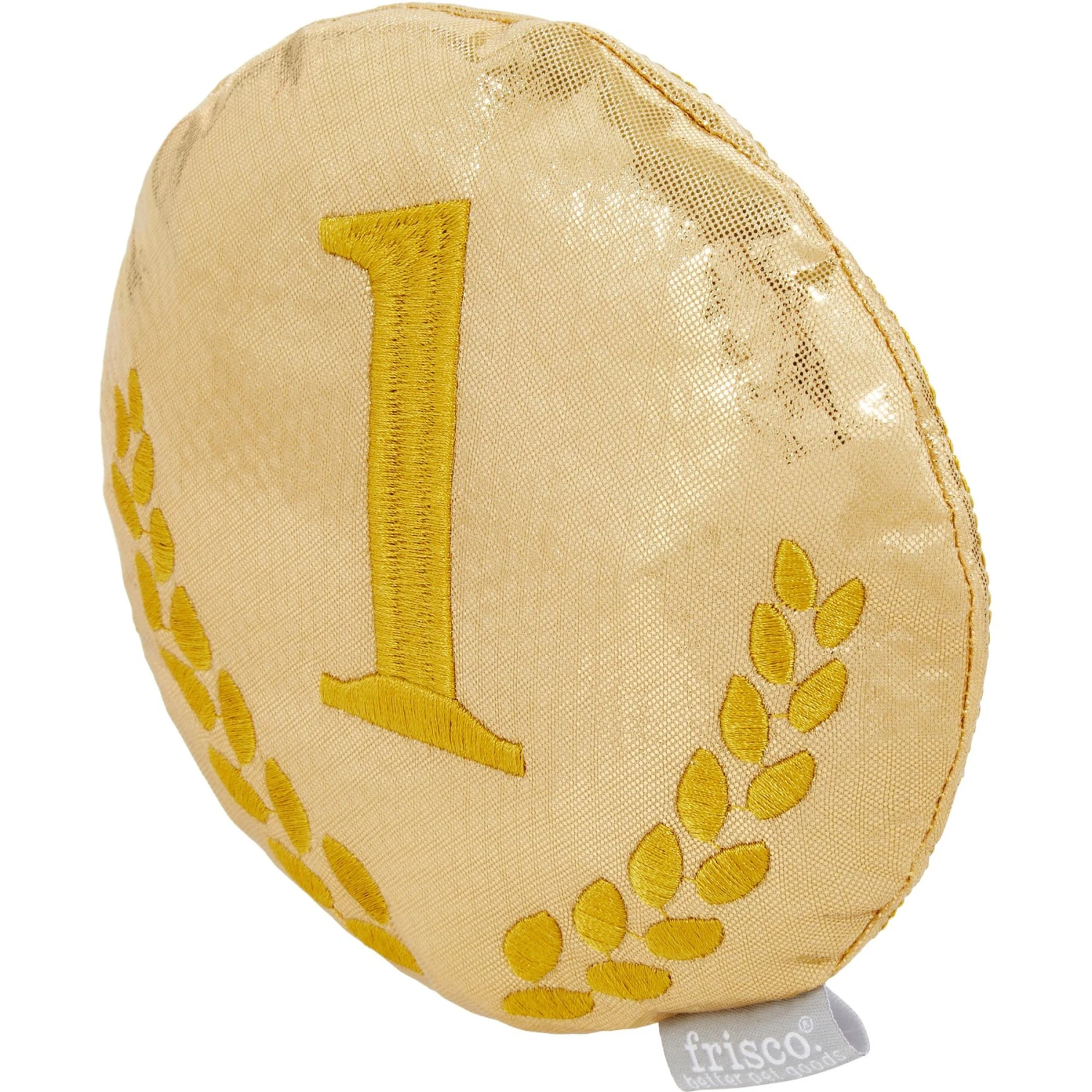 Frisco Gold Medal Round Plush Squeaky Dog Toy - Image 3