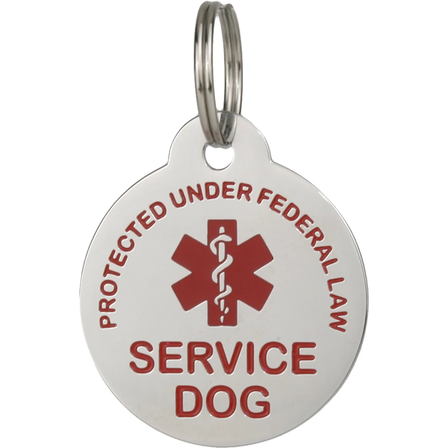 Frisco Service Personalized Dog ID Tag, Round Shape - Image 2
