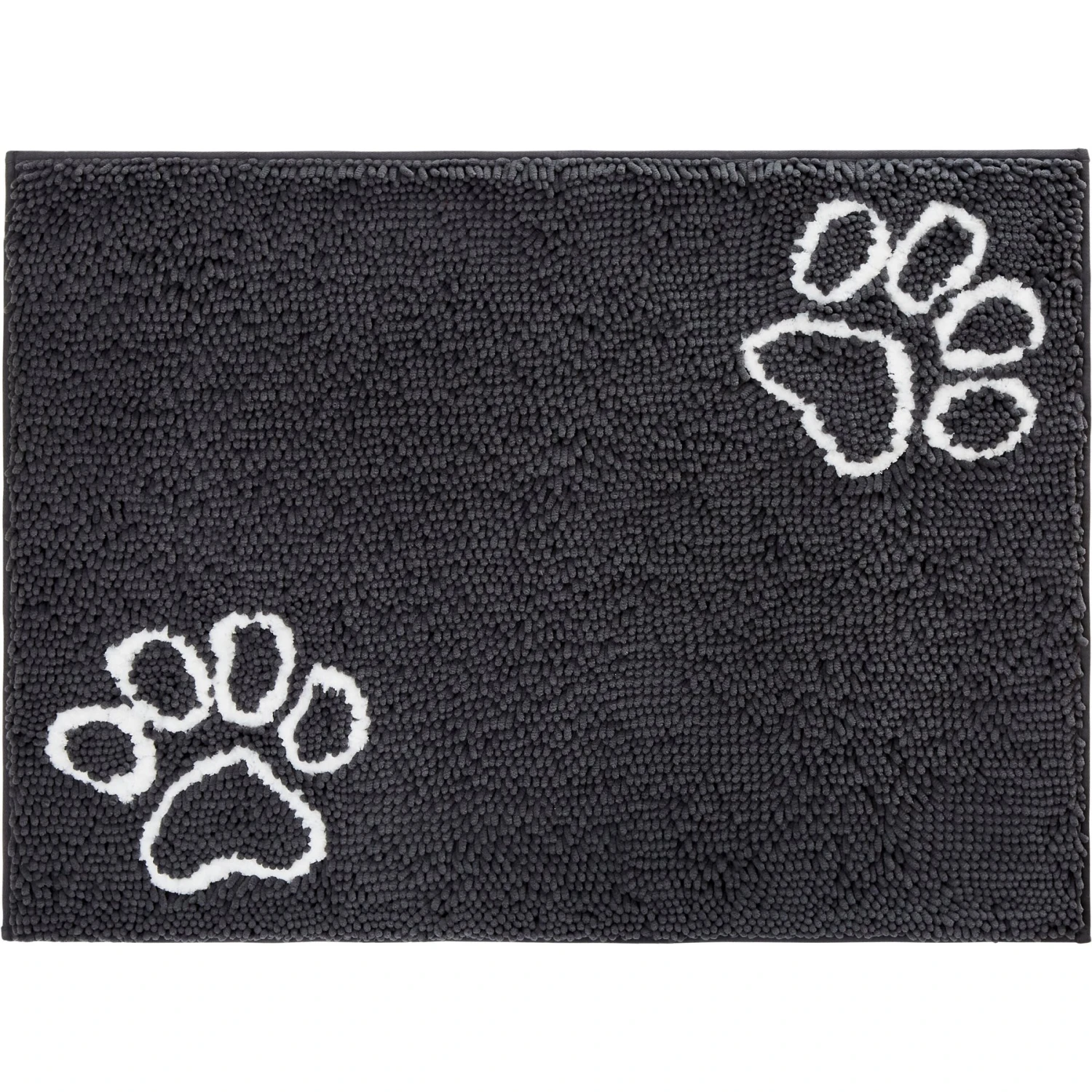 Frisco Microfiber Chenille Paw Print Doormat