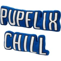 Frisco Zoomies & Chill Pupflix & Chill Plush Squeaky Dog Toy, 2 Count