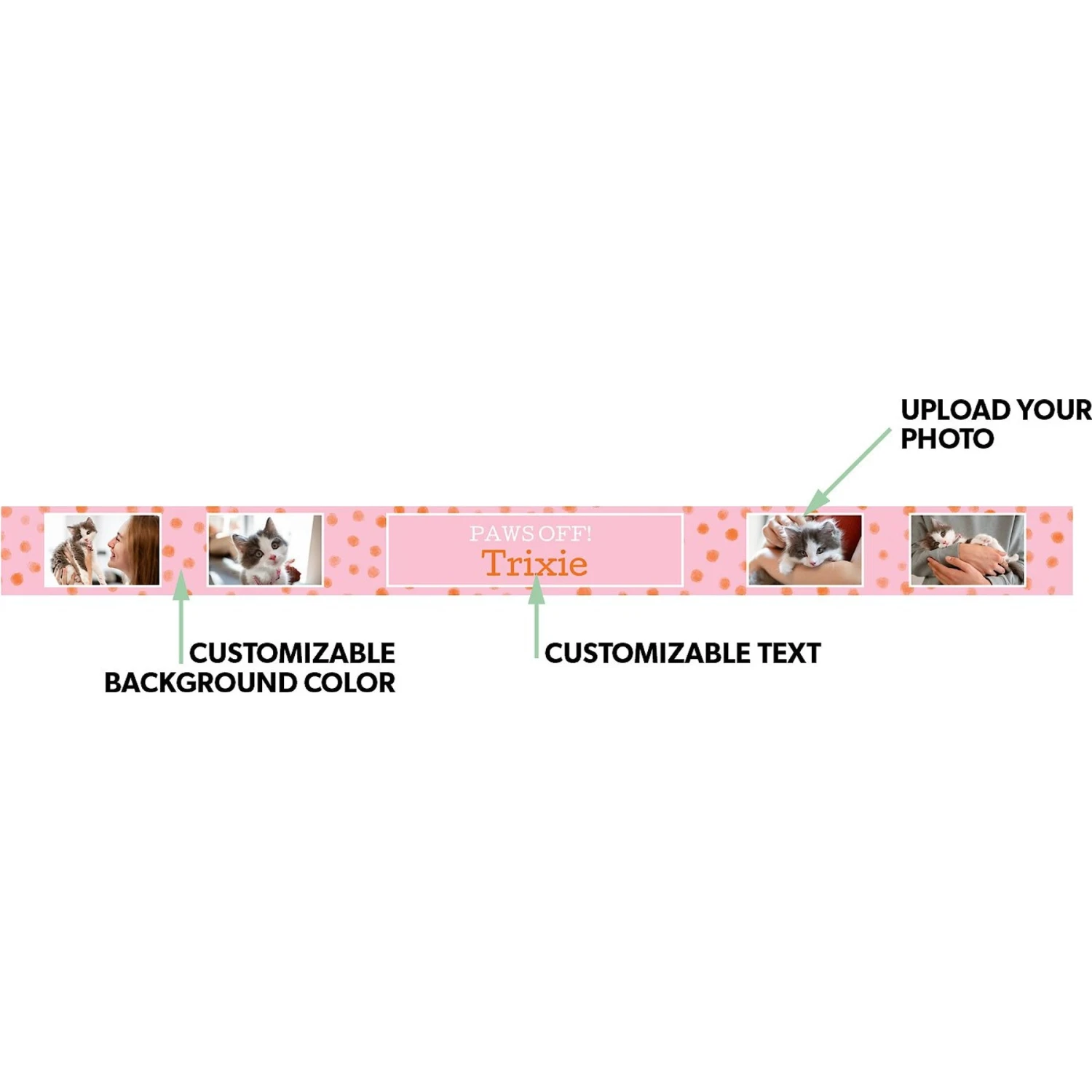 Frisco "Paws Off" Ceramic Personalized Dog & Cat Bowl - Image 2