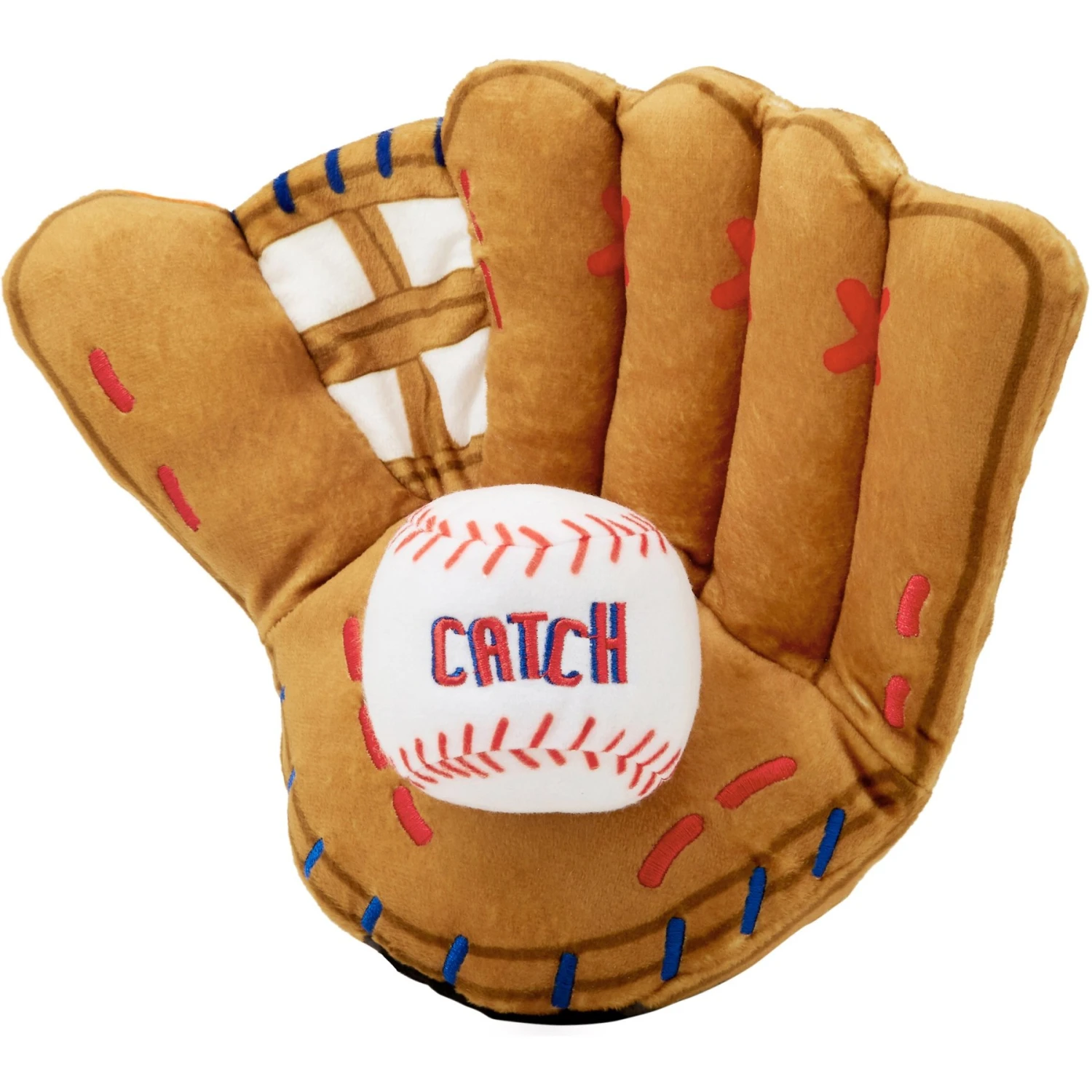 Frisco Baseball Mitt & Ball Interactive Plush Squeaky Dog Toy
