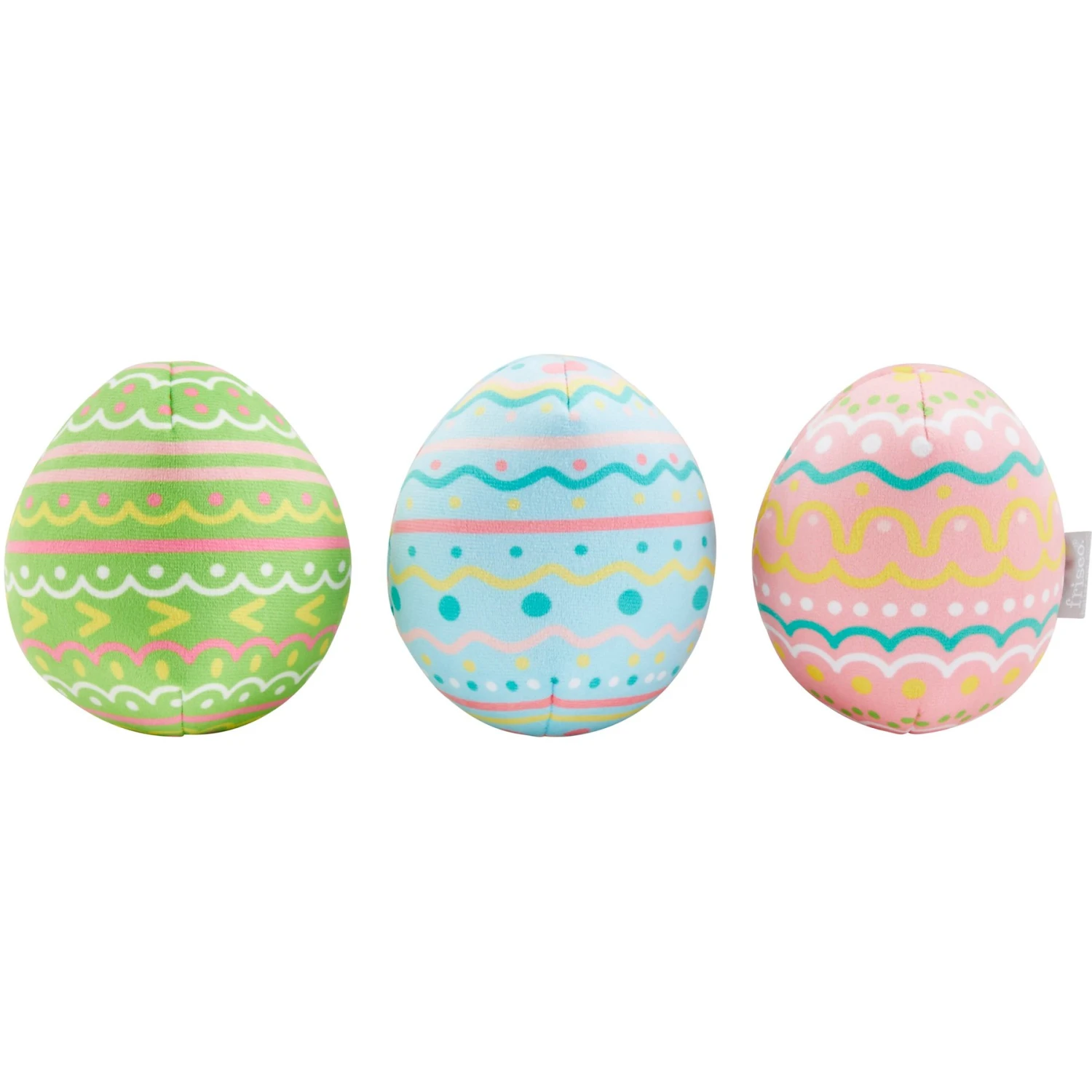 Frisco Easter Eggs Plush Squeaky Dog Toy - Image 3