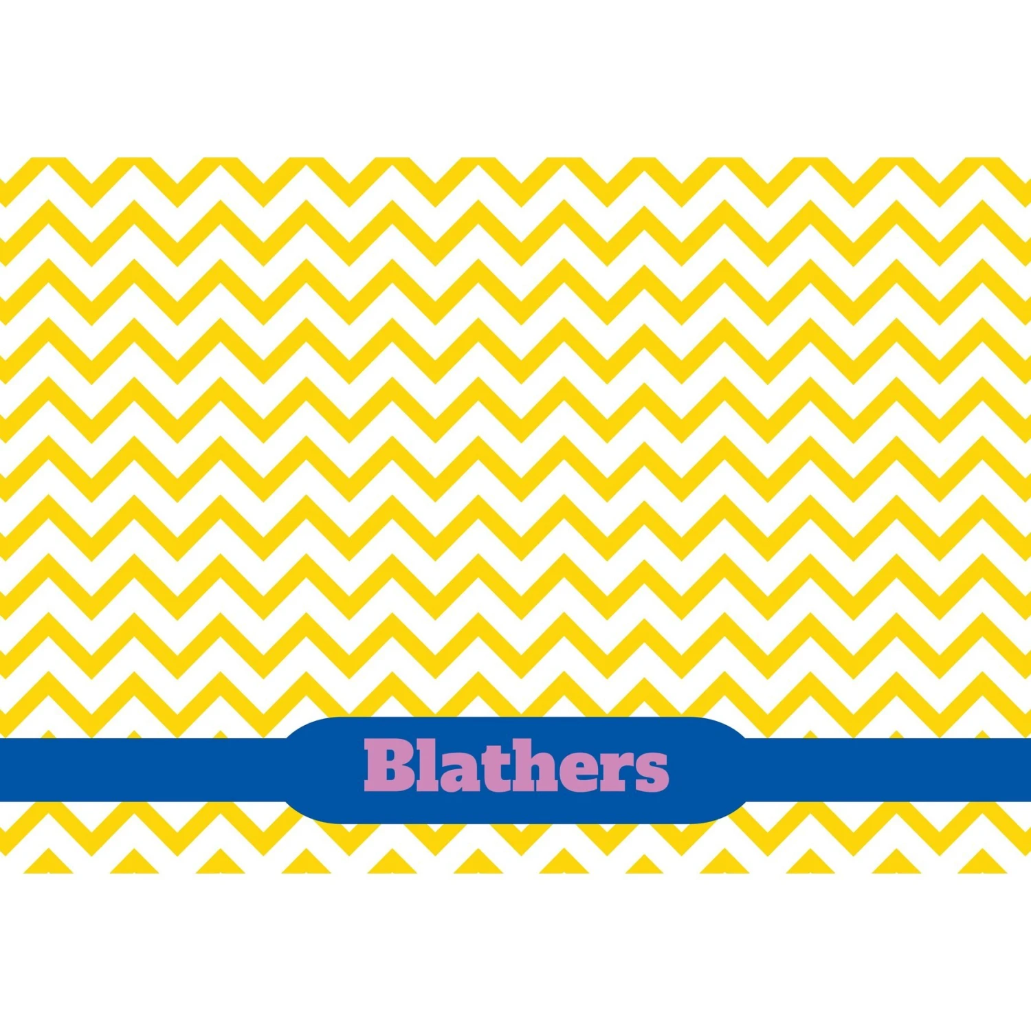 Frisco Personalized Chevron Dog & Cat Placemat - Image 3