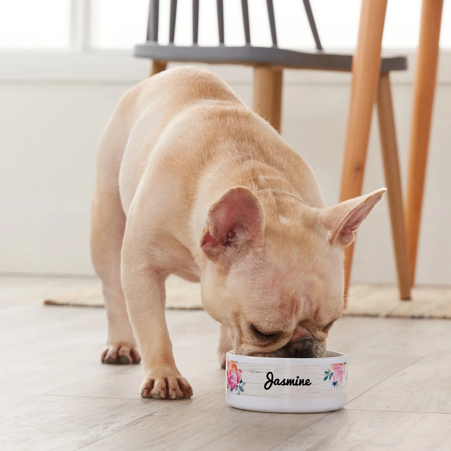 Frisco Personalized Rustic Ceramic Dog & Cat Bowl - Image 4