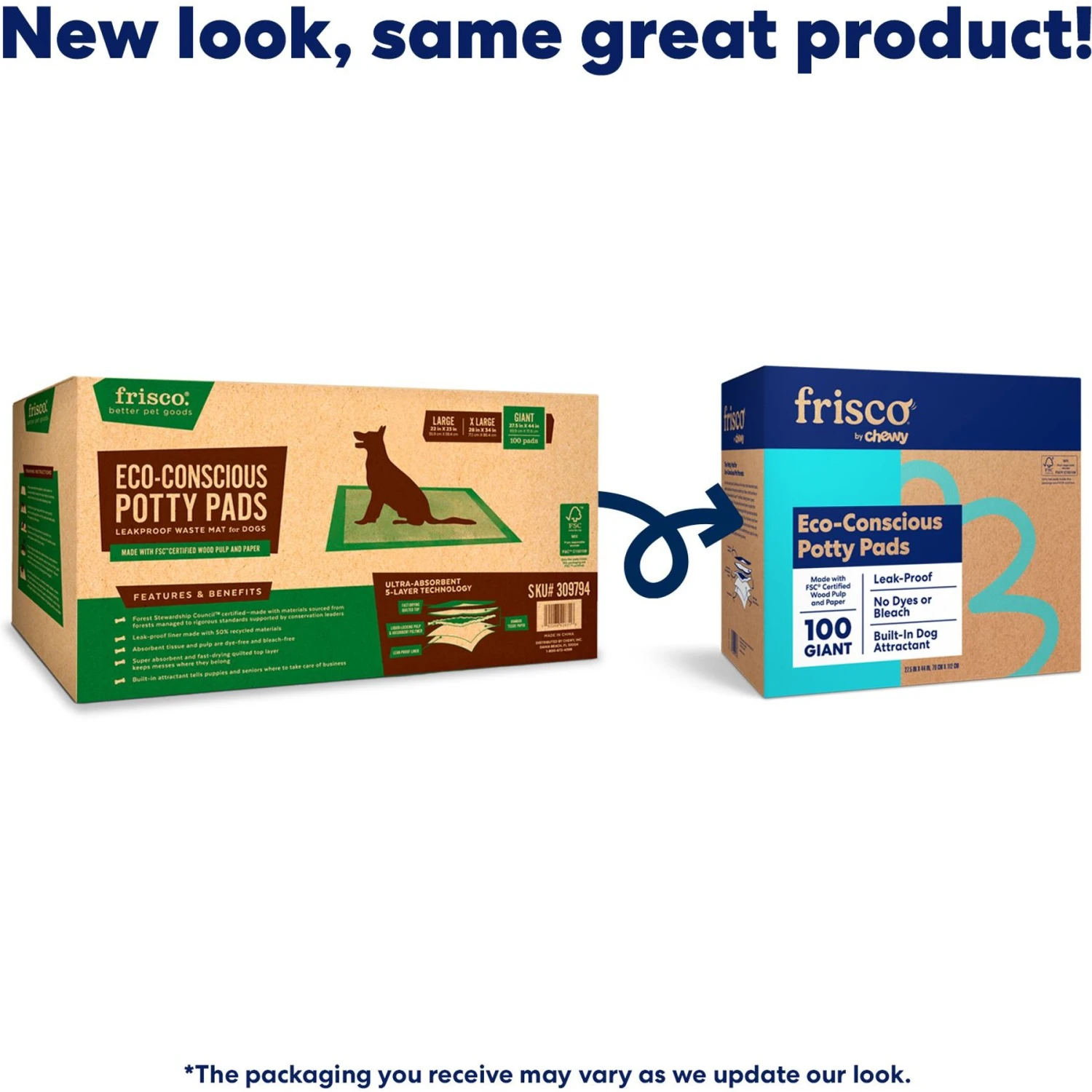 Frisco Giant Eco-Conscious Dog Training & Potty Pads - Image 2