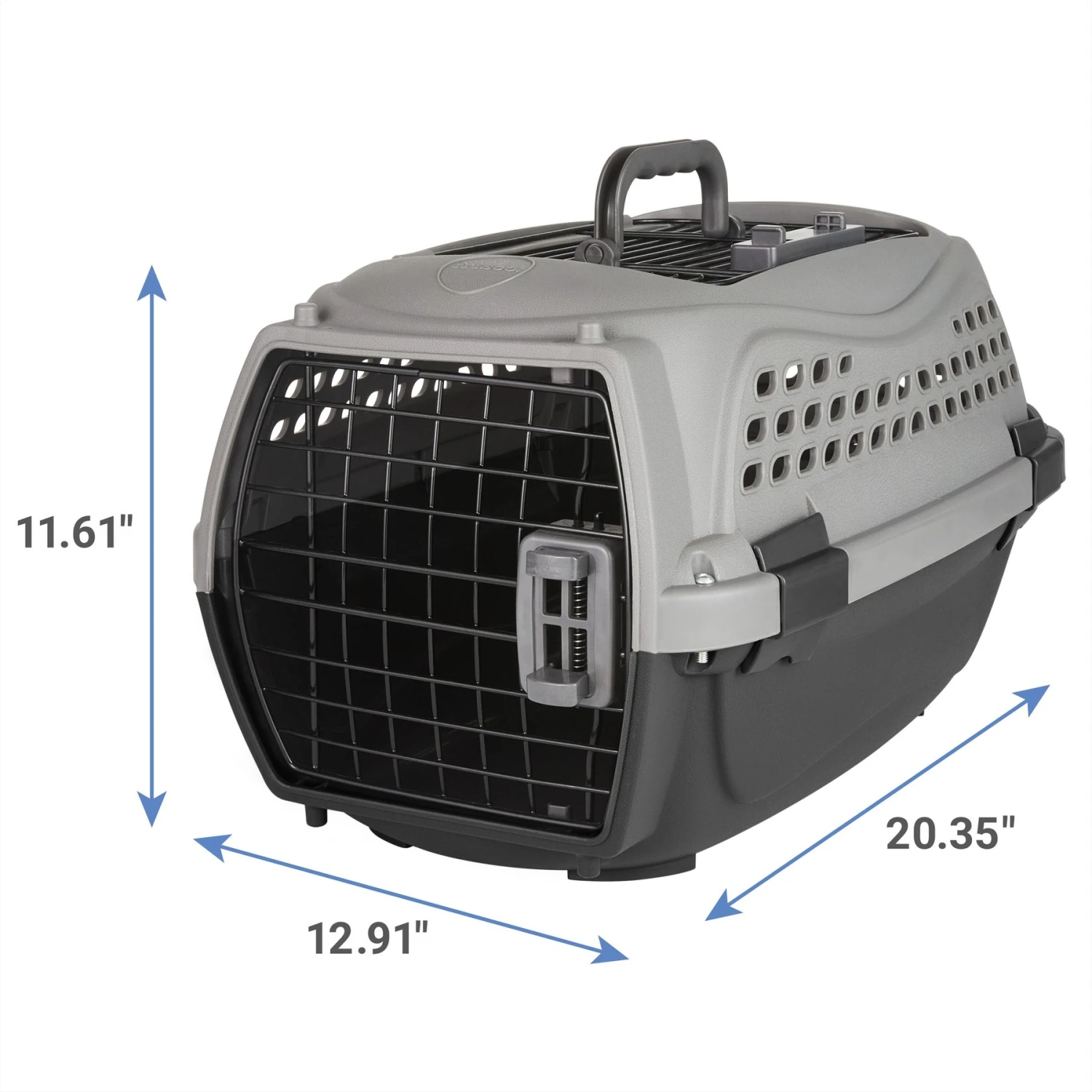 Frisco Two Door Plastic Dog & Cat Kennel - Image 2