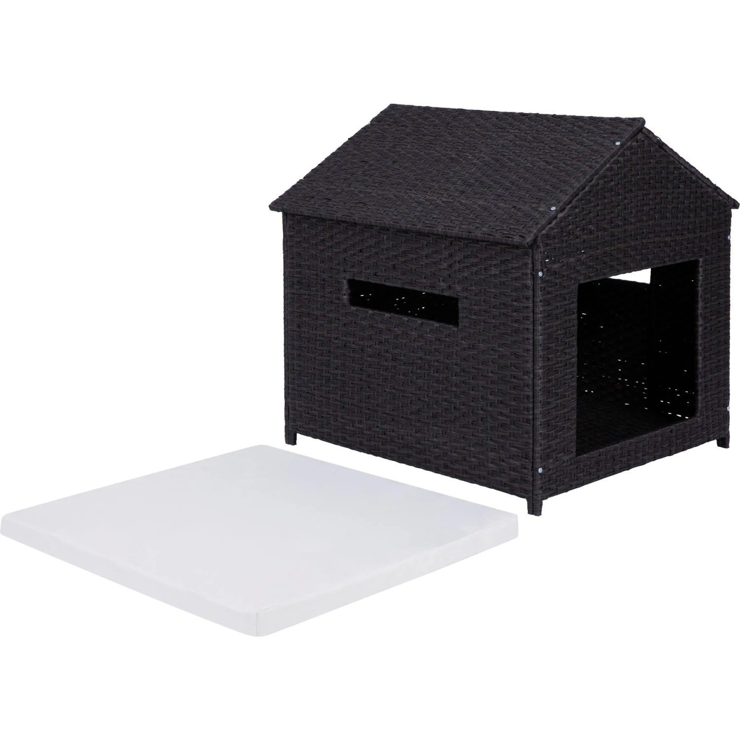 Frisco Outdoor Wicker Dog House & Bed - Image 3