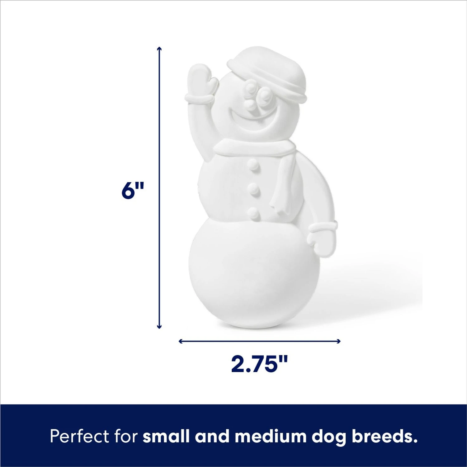 Frisco Nylon Snowman Dog Chew Toy, Mint Flavor - Image 2