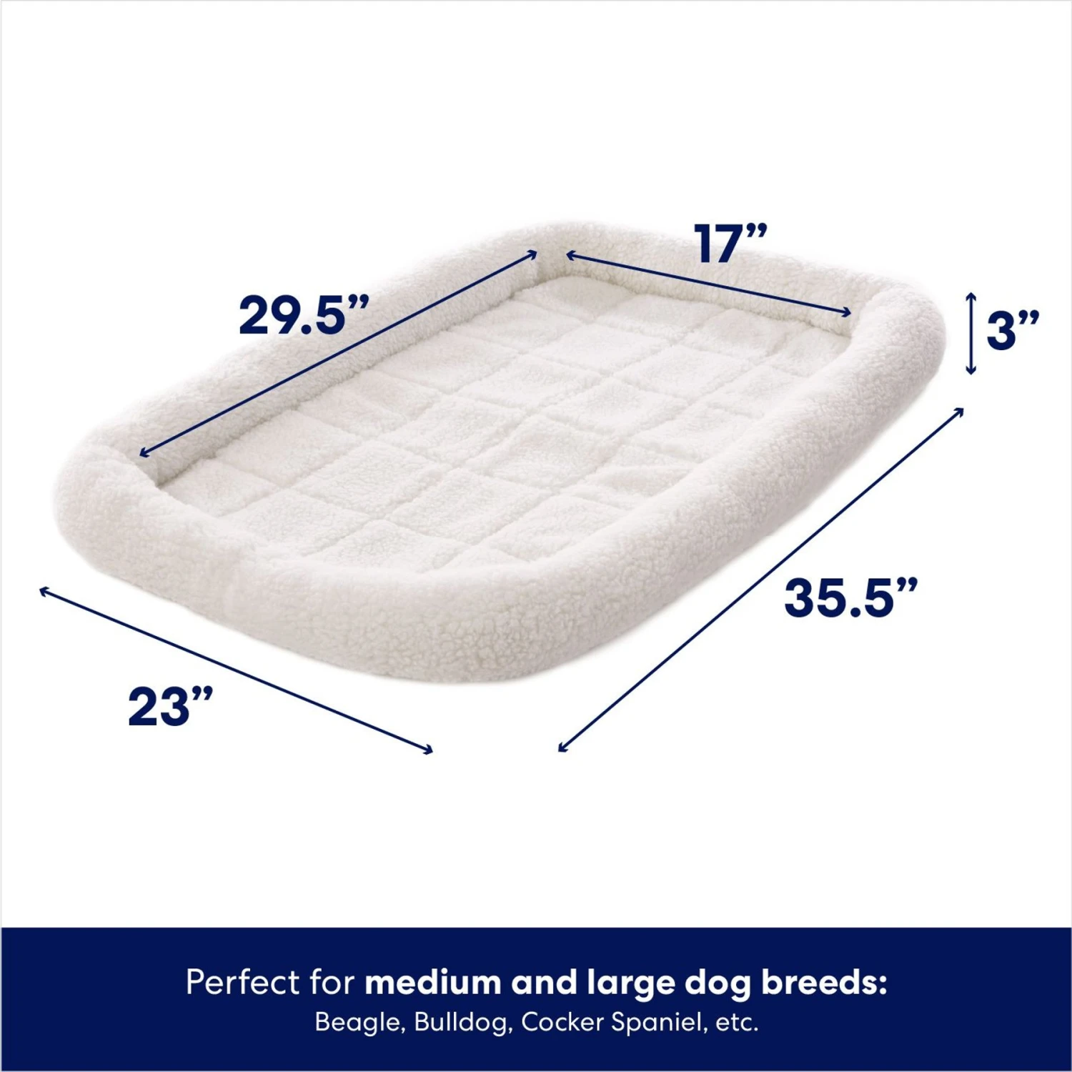 Frisco Quilted Dog Crate Mat - Image 2